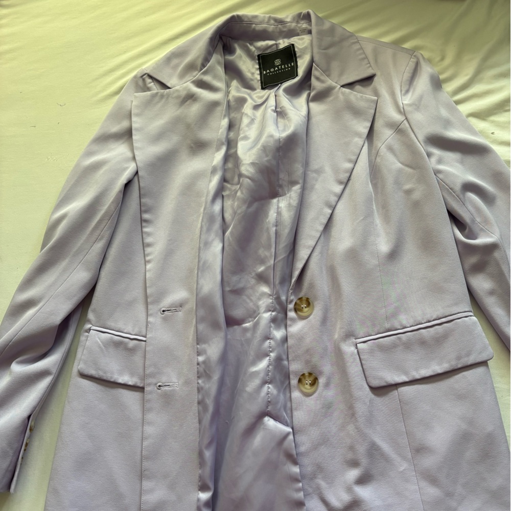 Lavender oversize blazer